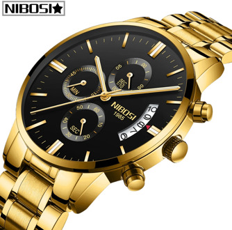 Relogio Masculino NIBOSI Men Watches Top Brand Luxury Famous Men's Fashion Casual Dress Watch Military Quartz Wristwatches Saat