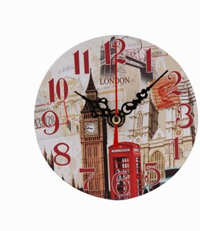 Reloj De Pared Vintage Houten Wandklok Modern Antiek Stijl Voor Thuis Woonkamer Kantoor Keuken Muur Orologio Da parete B