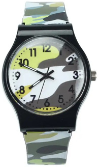 reloj despertador digital led child watches kids watch Camouflage Quartz Wristwatch Girls Boys watches kids horloge jongens #L05