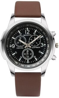Reloj Hombre Mannen Quartz Horloges Casual Business Horloges Lederen Band Analoge Horloge Mannelijke Klok Montre Homme #10