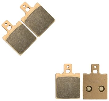 Rem Pil Pads Set Fit Ktm Dirt XC250 Xc 250 1986 1987 1988 1989 Voor Achter goud voorkant