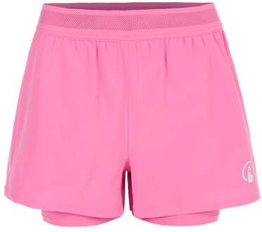 Rematch 2in1 Shorts Dames roze - XXL