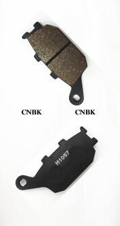 Remblokken Fit Yamaha Yzf 1000 R1 YZFR1 YZF1000 Sp 2004 - 2006 600 R6 13S1 YZFR6 YZF600 R6 - R6S YZFR6S 2003 - Semi Metallic achterkant