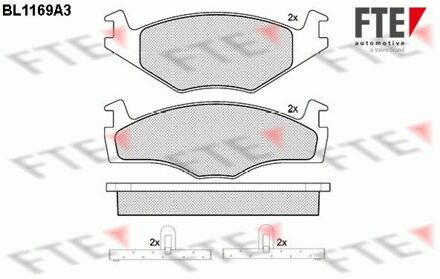 Remblokken set BL1169A3
