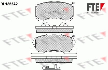 Remblokken set BL1865A2