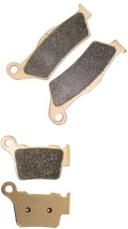 Remblokken Set Fit Voor Ktm Dirt EXC250 Exc 250 F 2006 2007 Voor Achter zwart achterkant