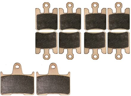 Remblokken Set Fit Voor Suzuki Straat GSX-R1000 GSXR1000 Gsxr Gsx R GSX-R 1000 K3 2003 Voor Achter goud voorkant links