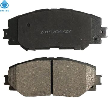 Remblokken Spare 4Pcs Keramische Auto Remschijf Geschikt Voor Toyota Corolla Brake Pad Auto Accessoires Pastillas De freno Caroca voorkant