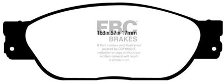 Remblokkenset EBC Ultimax2 DP1220 DP1220