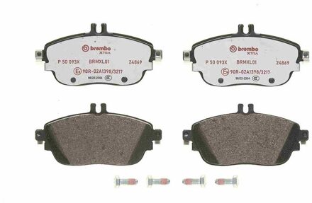 Remblokkenset, schijfrem BREMBO XTRA LINE P50093X