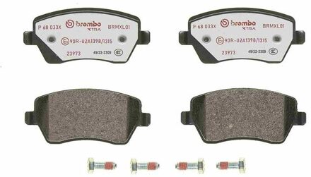 Remblokkenset, schijfrem BREMBO XTRA LINE P68033X