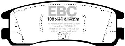 Remblokkenset, schijfrem DP1122