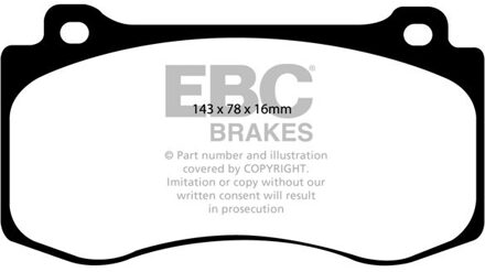 Remblokkenset, schijfrem DP1764