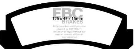 Remblokkenset, schijfrem DP309