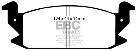 Remblokkenset, schijfrem DP475
