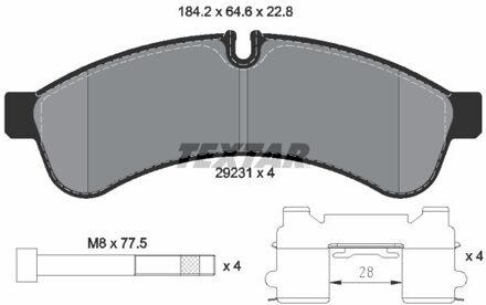 Remblokkenset, schijfrem