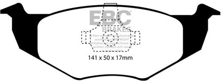 Remblokkenset Yellowstuff DP41064R