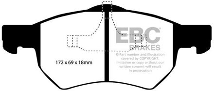 Remblokkenset Yellowstuff DP41427R