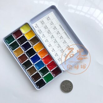 Rembrandt Kunstenaar Aquarel Sub-Verpakt 24 / 48 /80 Kleuren Blauw Rood Groen 24 kleuren x 1ml