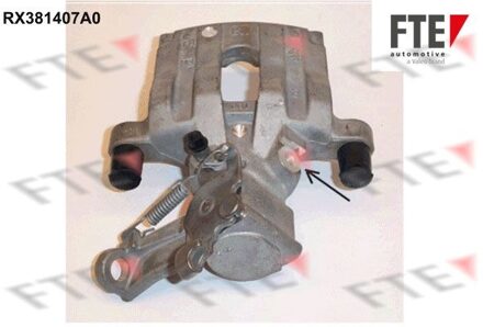 Remklauw rechts achter