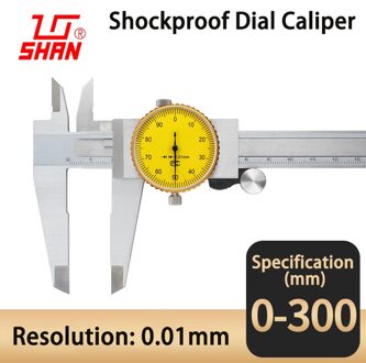 Remklauwen Wijzerplaat 0.01Mm Hoge Precisie Rvs Schuifmaat Met Tafel Remklauw 0-150 0-200 0-300 Mm Schuifmaat Dial Schuifmaat 0-300 0.01mm