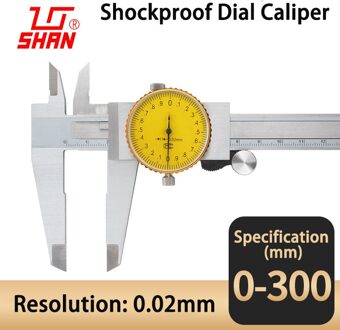 Remklauwen Wijzerplaat 0.01Mm Hoge Precisie Rvs Schuifmaat Met Tafel Remklauw 0-150 0-200 0-300 Mm Schuifmaat Dial Schuifmaat 0-300 0.02mm
