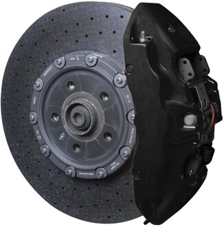 Remklauwlakset - Midnight Zwart Mat - 3 Componenten