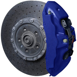 Remklauwlakset - Performance Blauw Metalic - 3 componenten