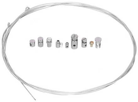 Remleiding Automobiles 2 Meter Stalen Remkabel Met Reparatie Tepels Accessoires Kit Universal Voor Motorfietsen Auto Brake