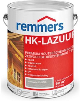 Remmers Hk Lazuur 3 In 1 Houtbescherming Platinagrijs 0,75 Liter