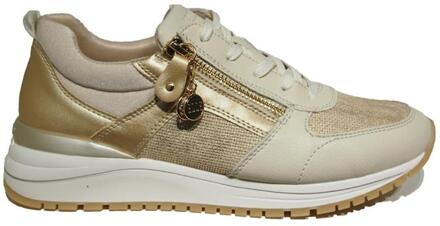 Remonte Dorndorf Remonte Sneaker Dames Beige/Goud