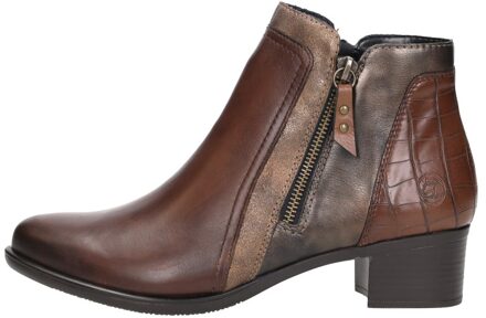 remonte Enkellaarsjes Hak Cognac - 41