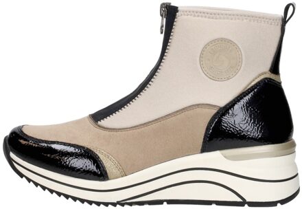 remonte Enkellaarsjes Plat Gebroken wit - 38