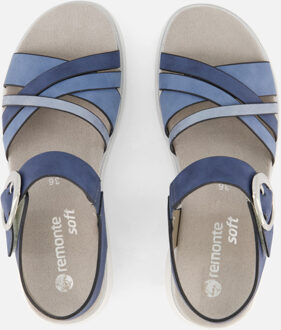 remonte Sandalen blauw Synthetisch - 36,37,38,39,40,41,42,43,44