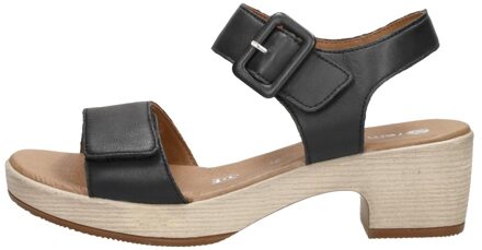remonte Sandalen Hak Zwart - 45