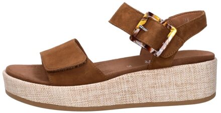 remonte Sandalen Plat Cognac - 37