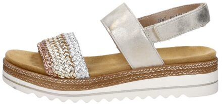 remonte Sandalen Plat Goudkleur - 42