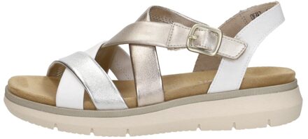 remonte Sandalen Plat Wit - 36