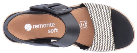 remonte Sandalen Zwart - 39