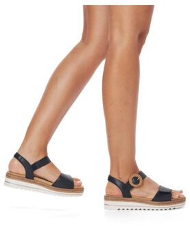 remonte Sandalen Zwart - 39