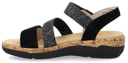remonte Sandalen Zwart - 39