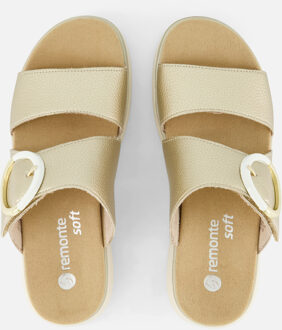 remonte Slippers goud Synthetisch - 36,37,38,39,40,41,42,43,44