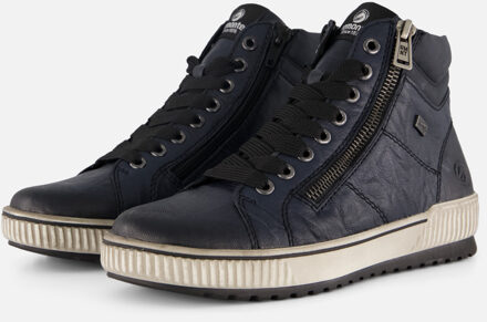 remonte Veterboots blauw Synthetisch - 37