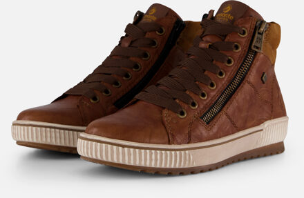 remonte Veterboots cognac Leer - 36,37,39,40