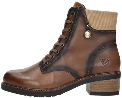 remonte Veterschoenen Hak Cognac - 42