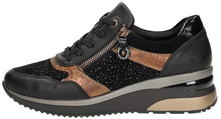 remonte Veterschoenen Laag Zwart - 38