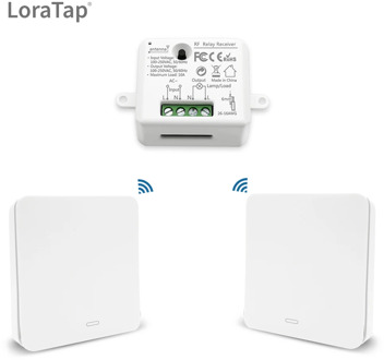 Remote Control Light Ventilator Fan Wireless Switch Kinetic Self Powered RF 433Mhz No Battery No WiFi No Wire Needed Easy to use