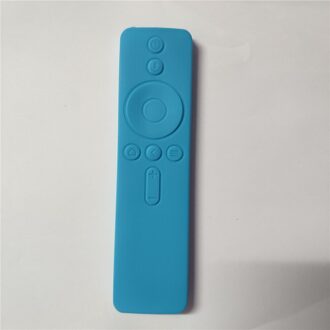 Remote Gevallen Voor Xiaomi 4a Voice Zachte Siliconen Beschermhoes Voor Mi Afstandsbediening Rubber Cover Voor Xiaomi blauw