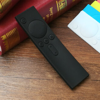 Remote Gevallen Voor Xiaomi Zachte Anti-Slip Rubber Dust Covers Siliconen Tpu Afstandsbediening Covers Beschermhoes Voor Tv mi Doos zwart