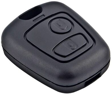 Remote Key Shell Fit Voor Citroen C1 C2 C3 Pluriel C4 C5 Peugeot Fob 2 Btn Case